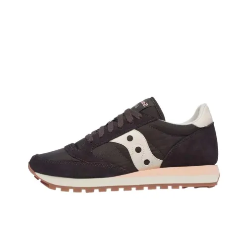 Saucony Jazz Original Износостойкие Низкие Беговые Кроссовки Женские Коричневые