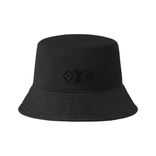 LOUIS VUITTON Вязаные соломенные шляпы Женские Черный