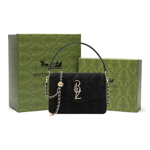 BETTINA VIVIAN ПУ (полиуретан) Сумка через плечо Стандартная Женская Черная