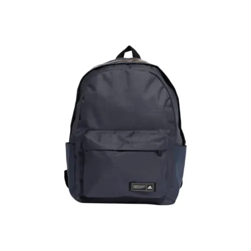 Adidas Polyester Backpack Large Unisex Dark Blue Adidas Полиэстер Рюкзак Большой Унисекс Темно-Синий