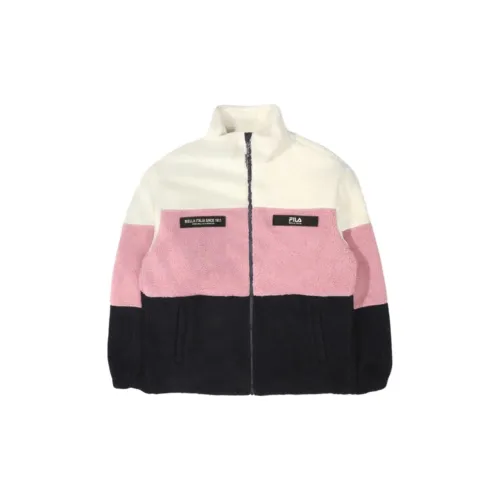 FILA Розовый PIK Унисекс Бархатные куртки
