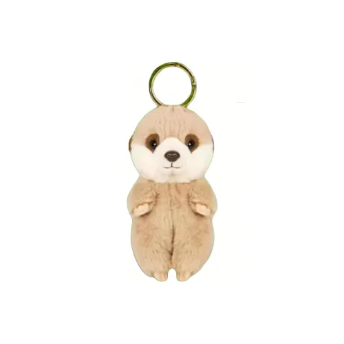 ZHONGGUOGUOJIADILI Мягкая кожа Дружелюбный Плюшевый Ткань Сумка Аксессуар Сумка с Подвеской Украшение Унисекс Светлый Коричневая кошка Uchiha