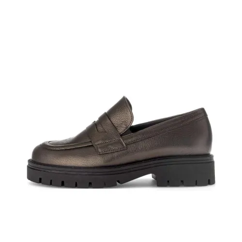Gabor Comfort Лоферы 4,5 см Женские Коричневые
