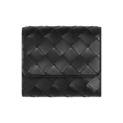 Bottega Veneta Lambskin Wallet Women's Black