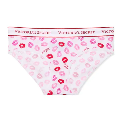 Victoria's Secret Женское нижнее белье 1 упаковка белый основание с принтом LIP