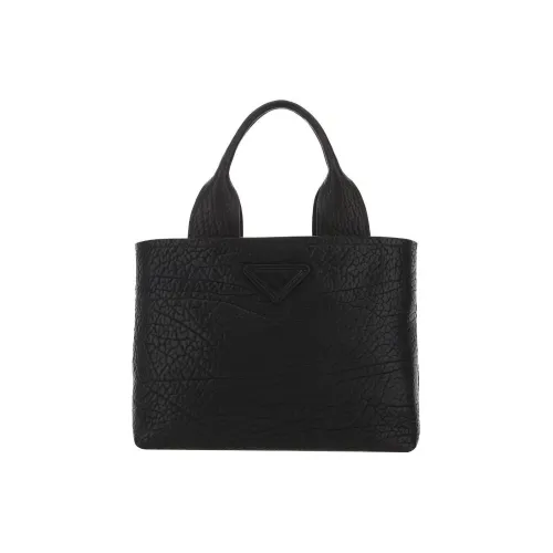 PRADA Кожа Тоут Сумка Сумка для покупок Сумка Женская Черная