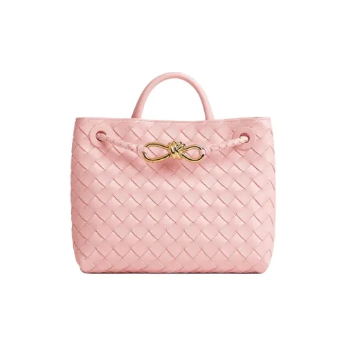 Bottega Veneta Andiamo series Овчина Сумка через плечо Сумка Маленькая Женская Розовая