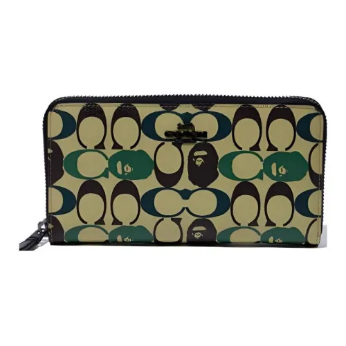 A BATHING APE Bape X Coach Collaboration Кошельки Черный цвет Меди/Камуфляж Многоцветный Унисекс