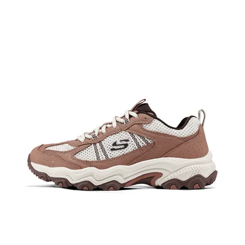 Skechers Stamina At Износостойкий Дышащий Поддерживающий Сцепление Низкий Топ Походная обувь Женская Коричневый Белый