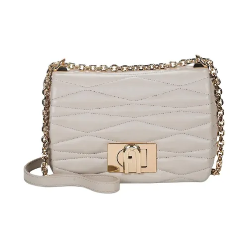 Furla Сумка через плечо из синтетической кожи женская светло-бежевая
