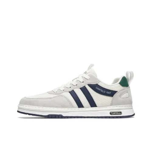 CARTELO Минималистский стиль Винтаж Коммутирование Корейский стиль Повседневный Платформа Низкий Топ Стильные Скейтбординги Мужской