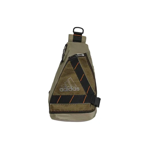 Adidas Полиэстер Одно Плечо Сумка через плечо Сумка через плечо Sling Сумка Мужская Армейский зеленый