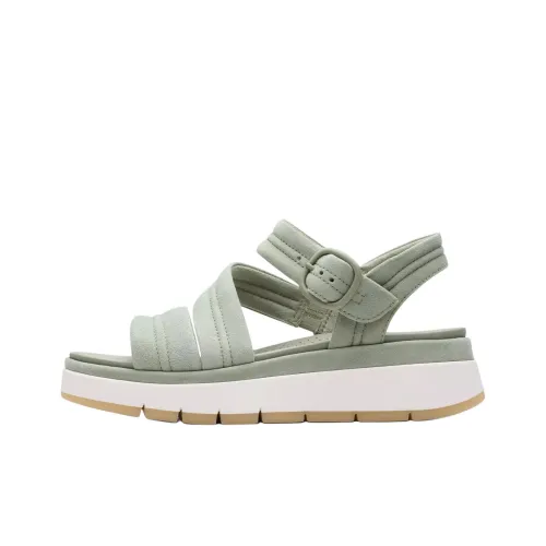 Clarks Tuscan Ремень One Ремень Сандалии 5 см Женские Зеленые