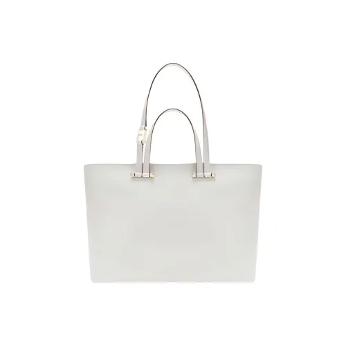 Furla Коровья кожа Тоут Сумка Сумка для покупок Сумка на плечо Сумка Большая Женская Белая