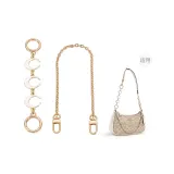 Лунно-белый удлинитель цепи + декоративная цепочка 40 см