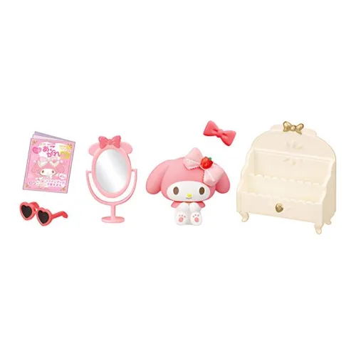 RE MENT My Melody ROOM 100% Play Food Mystery Box Целая коробка 8 шт