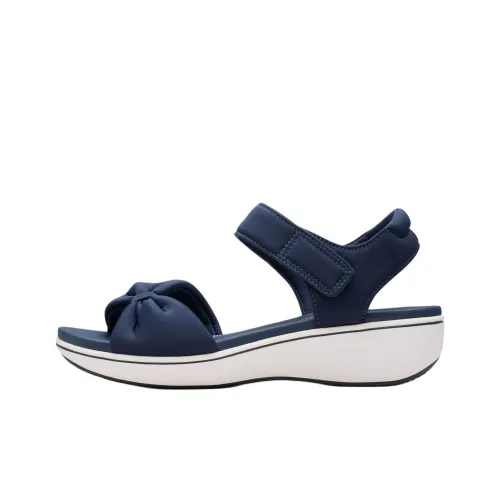 Clarks BreezeRae Sara one Ремень Сандалии 4,5 см Женские Морской синий