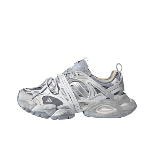 Adidas XLG RUNNER DELUXE Низкие кеды с толстой подошвой Серый Унисекс