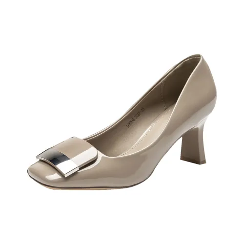 GUDIANFENGDU Высокие каблуки Женские Серые