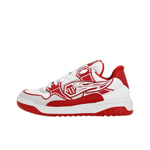 PHILIPP PLEIN Lo Топ Низкий Топ Скейтборд Кроссовки Мужские Красные