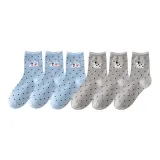 6 пар - Синий 3 + Серый 3