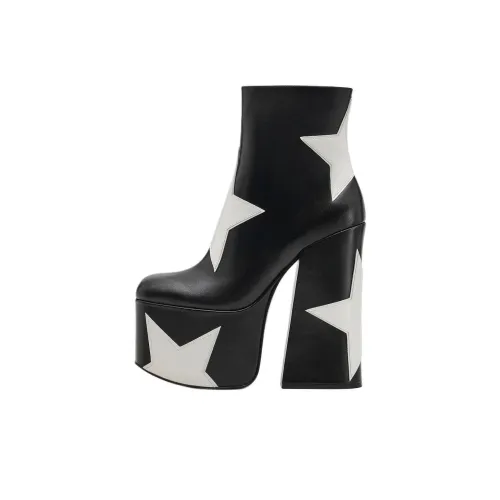 MARC JACOBS kiki Ботильоны 16 см Женские Черный Белый