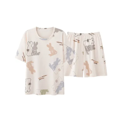 Shivs XFSZR61003 Экрю Женские Пижамные комплекты