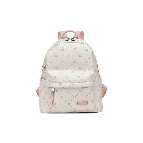 CORALDAISY Синтетическая кожа Рюкзак Стандартный Женский Сердцебиение Розовый