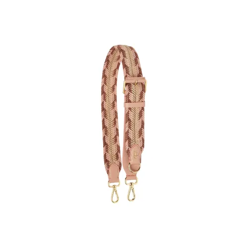 FENDI Cotton Bag Strap Women's Pink Beige