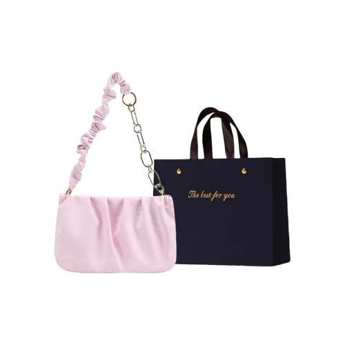 ZUONU ПУ (полиуретан) Сумка через плечо Женская Розовая Белая