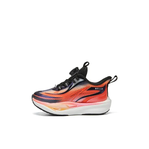 BELLE Легкие амортизаторы низкий топ детские баскетбольные кроссовки желтый черный детский