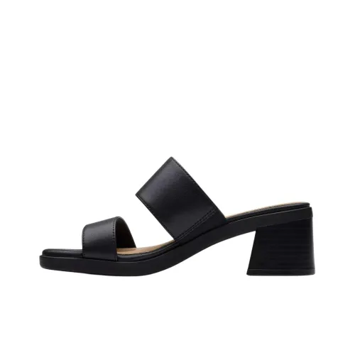 Clarks Резиновая подошва устойчивая к истиранию слипоны женские черный