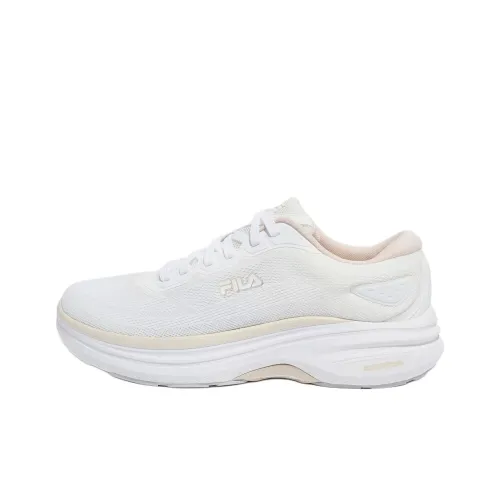 FILA Rgb Устойчивый к истиранию Низкий Топ Повседневные Беговые кроссовки Унисекс Белый