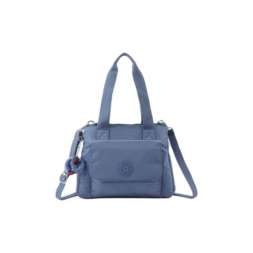 Kipling Ткань Тоут Сумка Сумка для покупок Сумка через плечо Сумка среднего размера унисекс синий