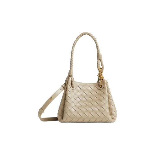 Bottega Veneta Sheepskin Сумка через плечо Маленькая Женская Светлый Умбра