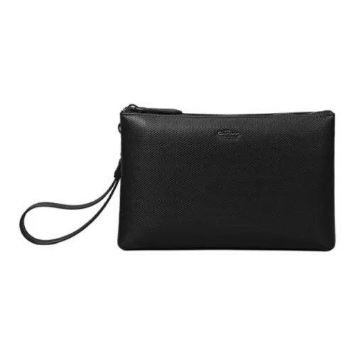 GOLDLION Коровья кожа Клатч Стандартный Мужской Черный