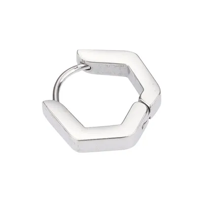 QIANFANGDAHUANGYE Титановые стальные серьги унисекс