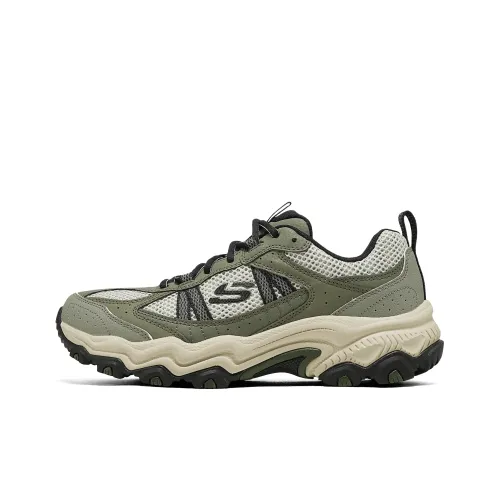 Skechers Stamina At Износостойкий Дышащий Сцепление Поддержка Низкий Топ Походная обувь Мужская Зеленый