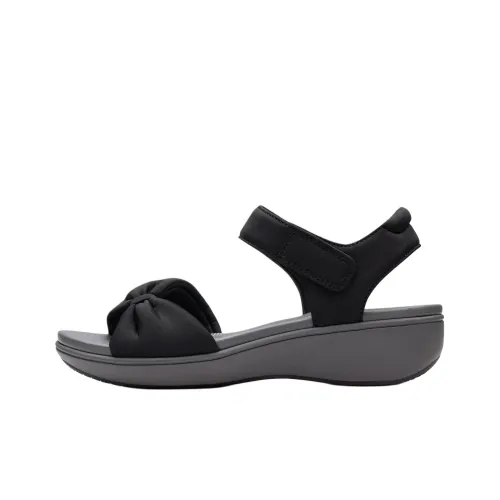 Clarks BreezeRae Sara one Ремень Сандалии 4,5 см Женские Черный