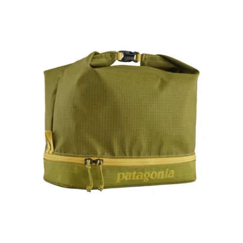 Patagonia Переработанный полиэстер Сумка для туалетных принадлежностей Мешок для хранения Унисекс Травяной зеленый
