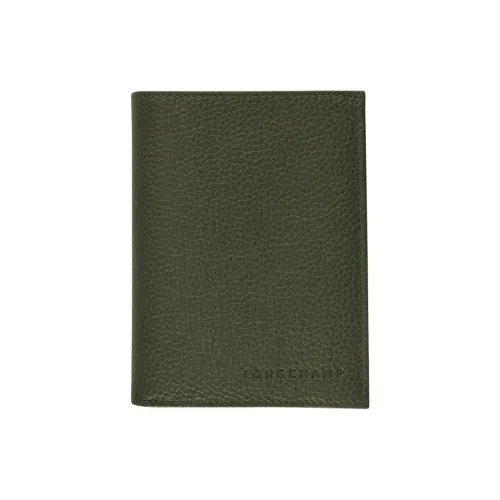 LONGCHAMP Кошелек из коровьей кожи мужской хаки