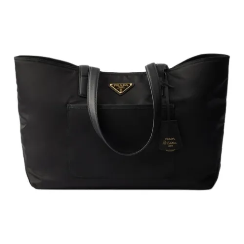 PRADA RE Edition Полиамид Сумка-тоут Сумка для покупок Сумка Сумка через плечо Средняя Женская Черная