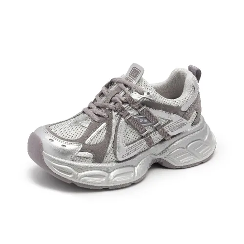 BAFFN Slip-resistant Lightweight Увеличивающий высоту Низкий Топ Кроссовки с толстой подошвой Женские Глициния Фиолетовый