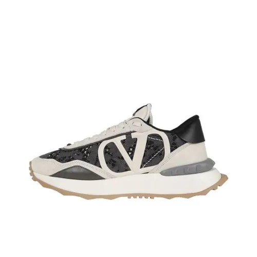 Valentino Lacerunner Low Топ Повседневная обувь Женская Черный Белый