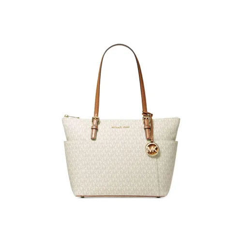 MICHAEL KORS Jet Set Кожа Тоут Сумка Сумка для покупок Сумка Сумка через плечо Женская Белая