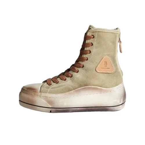 R13 Высокий Kurt Скейтборд Кроссовки Женские Зеленый