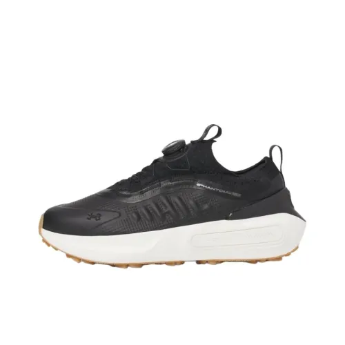 Under Armour HOVR Phantom Амортизация Водонепроницаемый Покрытие Поддержка Устойчивый к ударам Низкий Топ Обувь для гольфа Мужская Черная