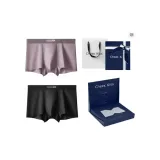 2 шт [Черный + Розовый кожаный] Коробка с бантиком