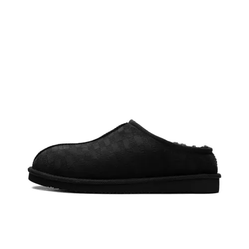 KITH Износостойкие противоскользящие домашние тапочки унисекс черные