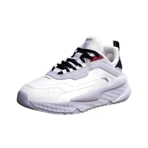 ANTA Unruly Series Slip-resistant и Abrasion-resistant покрытие Низкий топ Casual Мужской Белый Серый